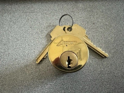 ARROW LOCK 1 1/8'' MORTISE CYLINDER AR 6 PIN KR US3