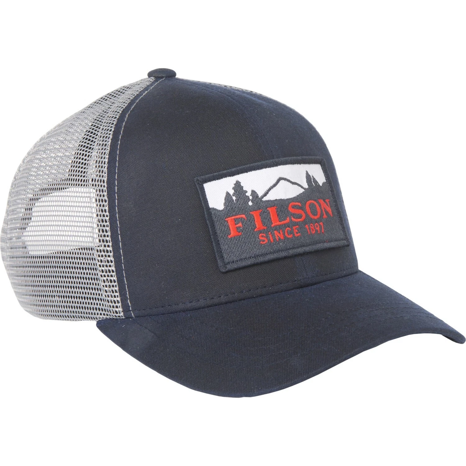 FILSON Mesh Logger Cap Trucker Hat, Navy