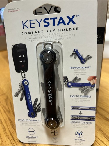 KeySmart Keystax Compact Key Holder & Keychain Organizer up to 8 *NEW *
