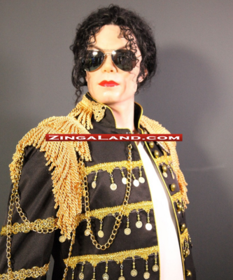 Life Size Michael Jackson Dance Posing Statue Prop Display Style
