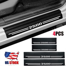 4pcs Cab Truck Door Sill Cover Step Protector Accessories Fit For Dodge Ram 2500