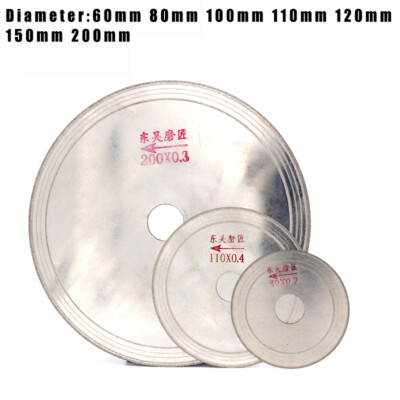 Diamond Cutting Disc Super Thin Saw  Wheel for Glass Jewelry 60mm - 200mm