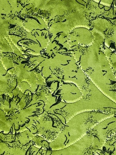 Blusa Studio Works floreale con bottoni manica a linguetta taglia L maglia stretta verde - Foto 13 di 15