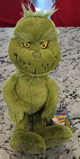 Aurora Dr Seuss Grinch Christmas Green Plush Stuffed Animal Toy Gift NWT