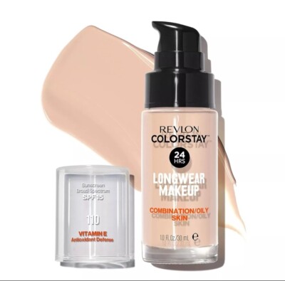 Revlon ColorStay Longwear Makeup -  Oily Skin SPF 20 - 110 Ivory - 1 fl oz