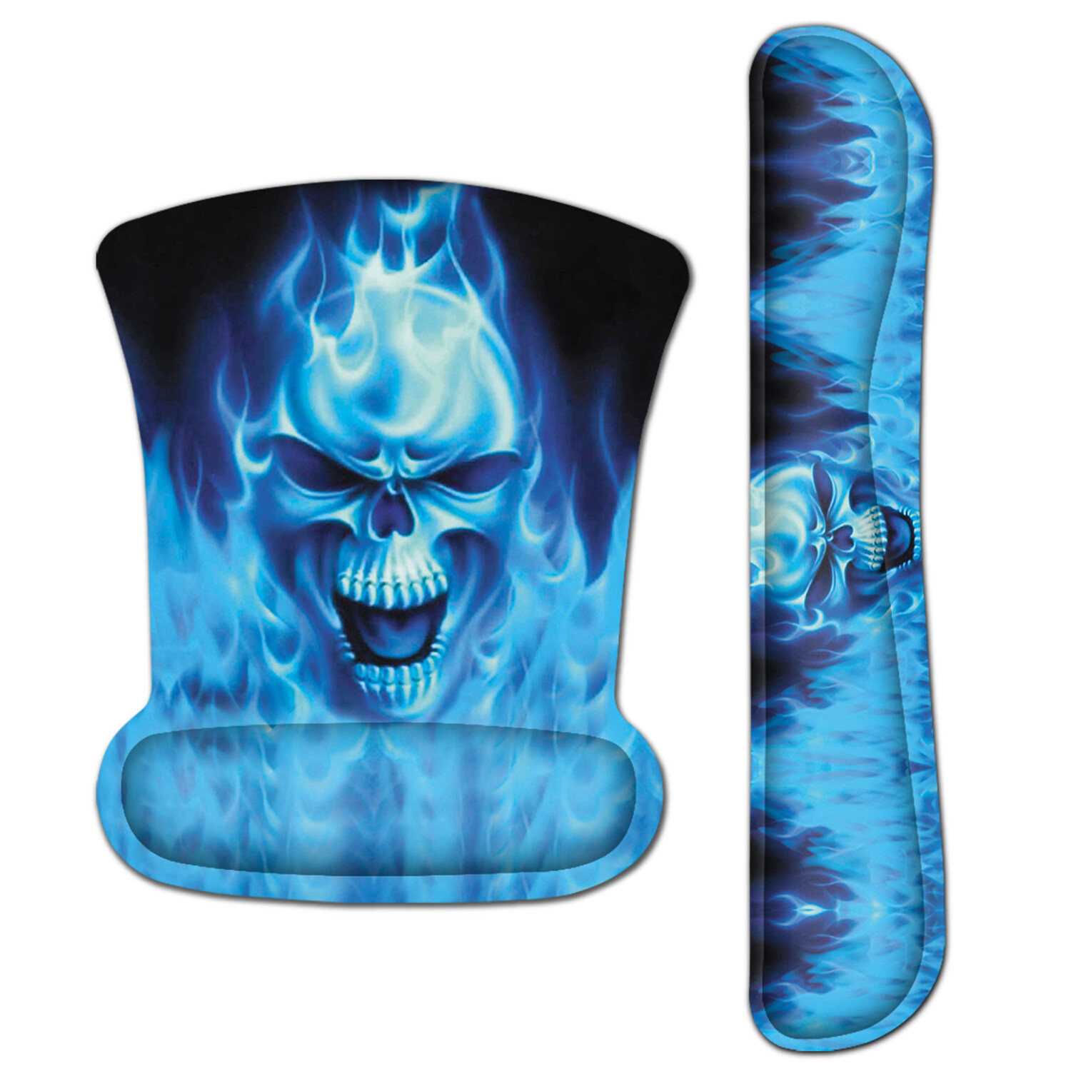 Ergonomic Gaming Mouse Pad with Wrist Support and Keyboard Wrist Pad Combo Set - 2601-image