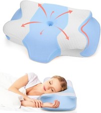 Almohadas Ortopedicas Para Cervical Alivio Dolor Cuello Foam Memory Dormir Bien
