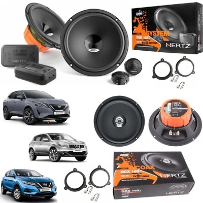 Kit 6 Casse Altoparlanti Hertz Dsk+Dcx 165.3 Anteriori Posteriori Nissan Qashqai