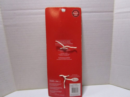 Coca Cola Contour Bottle Opener by Gibson - New on Card - Picture 4 of 5