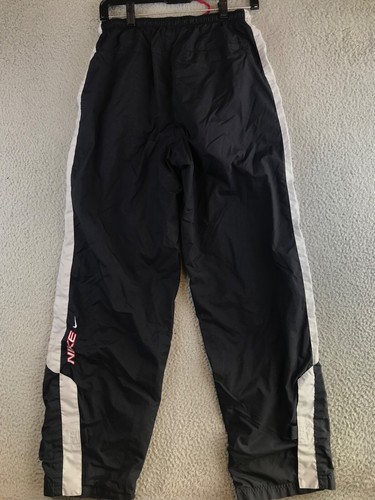 Nike Pants Youth Small Black Track Pants Elastic Waist Drawstring Logo Athletic - Picture 13 of 23