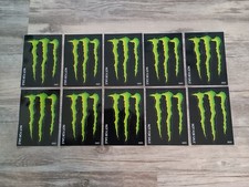 10 Monster Energy Stickers Decals 5"x3.75"