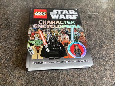 Lego Star Wars character encyclopaedia book with exclusive mini figure hans solo