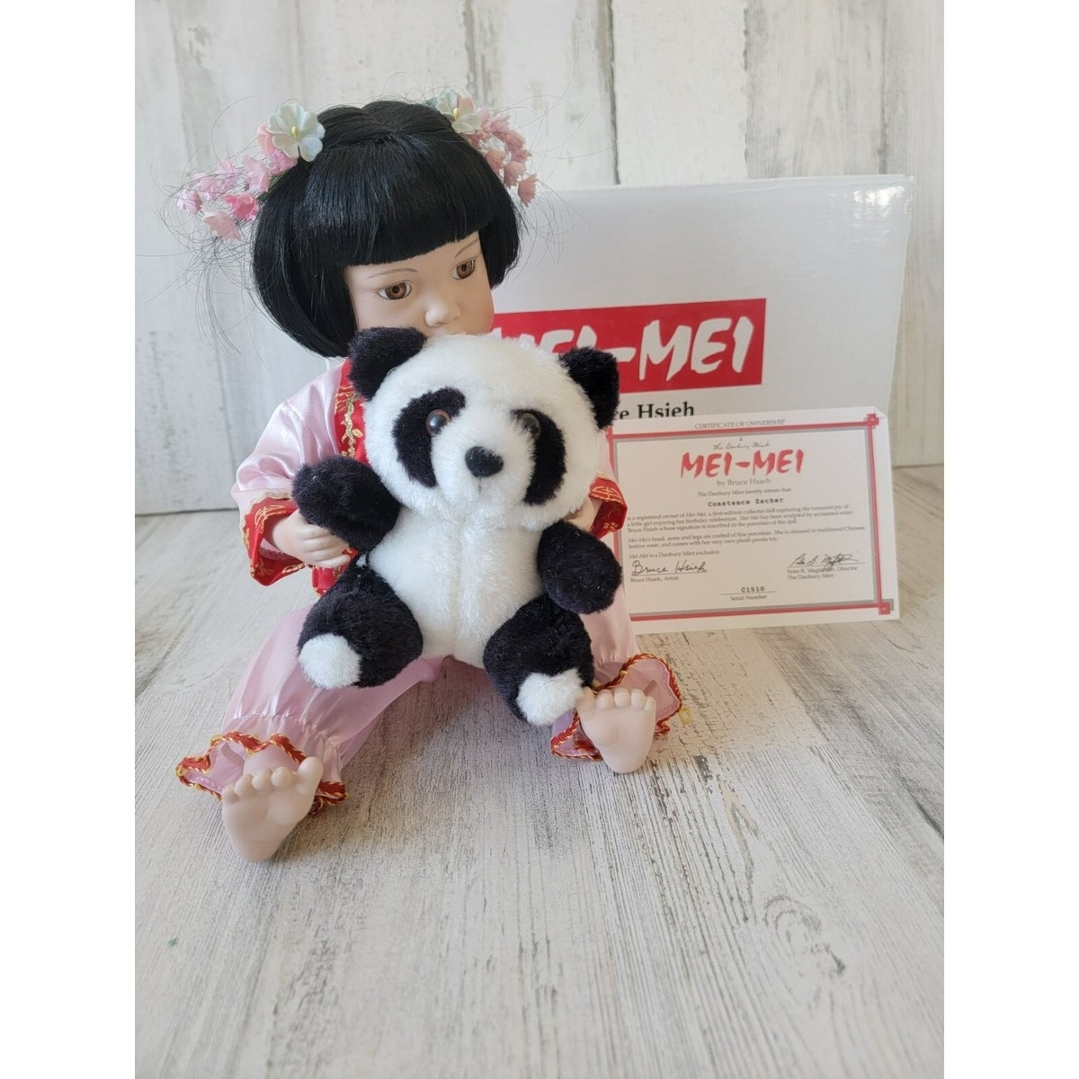 Danbury Mint Mei Mei Bruce Hsieh Oriental girl doll collectible | eBay