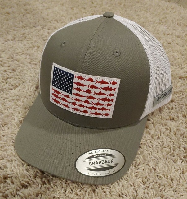 red columbia pfg hat