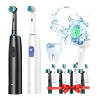 Electric Toothbrush Rotary Rechargeable Electric Toothbrush for Adults Rotating