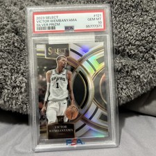 2023 Panini Select RC VICTOR WEMBANYAMA Silver Primer LvL #121🔥PSA 10🔥