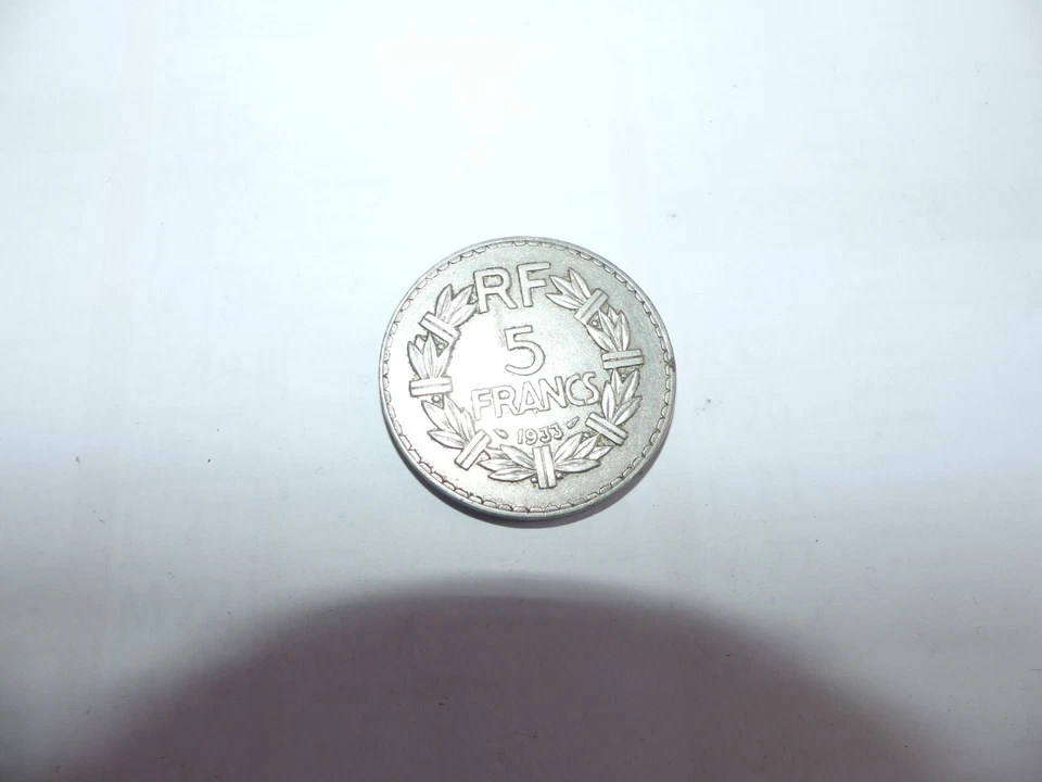 PIECE FRANCE 5 FRANCS ALUMINIUM 1945 - Photo 1/1