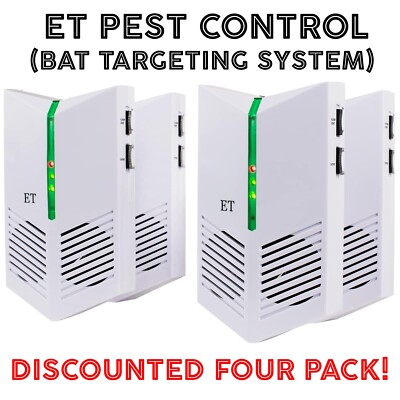 4-Pack ET Pest Control (Bat Targeting System) | Bulk Discount Deal Bat Control