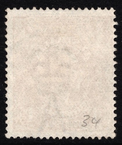 1924 4d olive KGV head, single wmk, BW114 FU (AT021) - Picture 2 of 2
