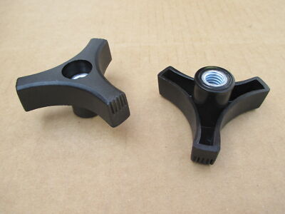 2 Scag Mower Cover Body Panel Wing Nuts 3/8-16 X 7/8 Knob 04029-03 04022-04