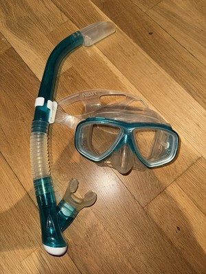 TUSA Schnorchelset Taucherbrille Und Schnorchel Türkis Top Zustand