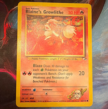 Wizards of the Coast Blaine's Growlithe 62/132 Gym Challenge 2000 50HP EN on eBay