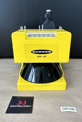 PREOWNED- BANNER AG4-4E Safety Laser Scanner 82137 24VDC 28W 80ms Min Response