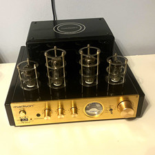 Madison MAD-TA10BT Tube Integrated Amplifier VU Meter USB Headphone Black/Gold