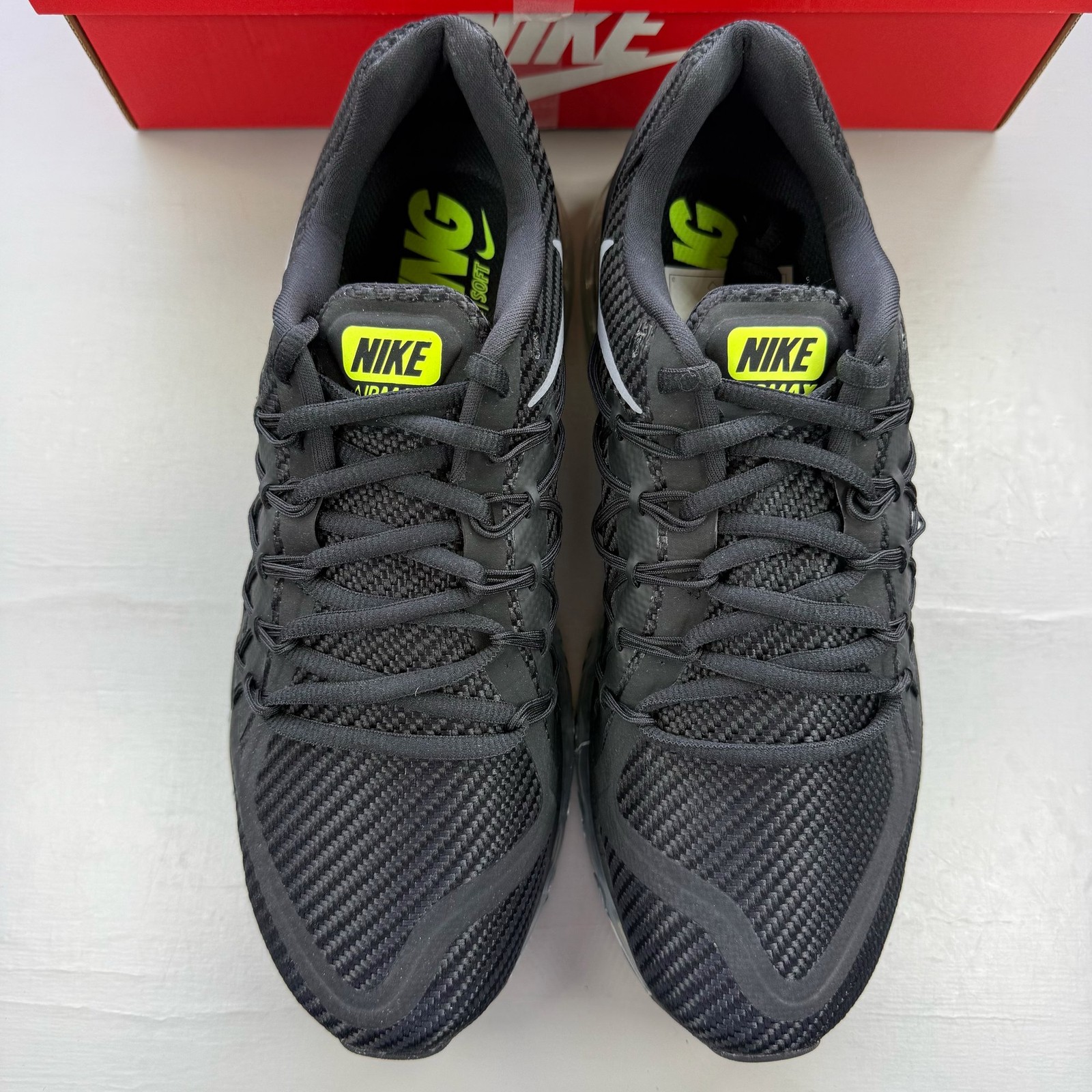 Nike Air Max 2015 Size UK 9 Black Wolf Grey Running Men's Trainers CN0135-001 image 8