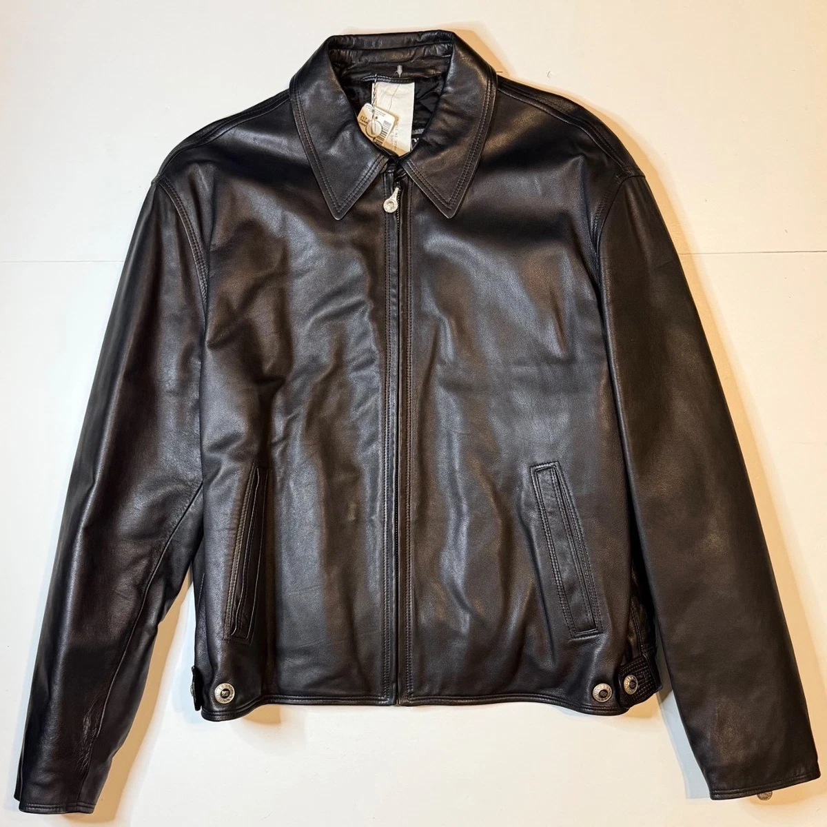 Versace Leather Outer Shell Jackets for Men for Sale | Shop New