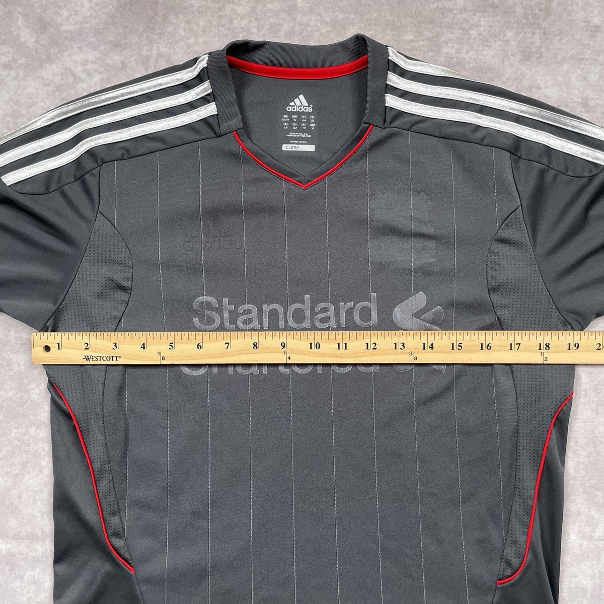 Adidas Liverpool FC Soccer Football Jersey Boys XL Black 2011 2012