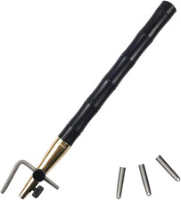 Professoinal Leather Tool,3 in 1 Leather Adjustable Groover Tool, 3 Size Tips 1