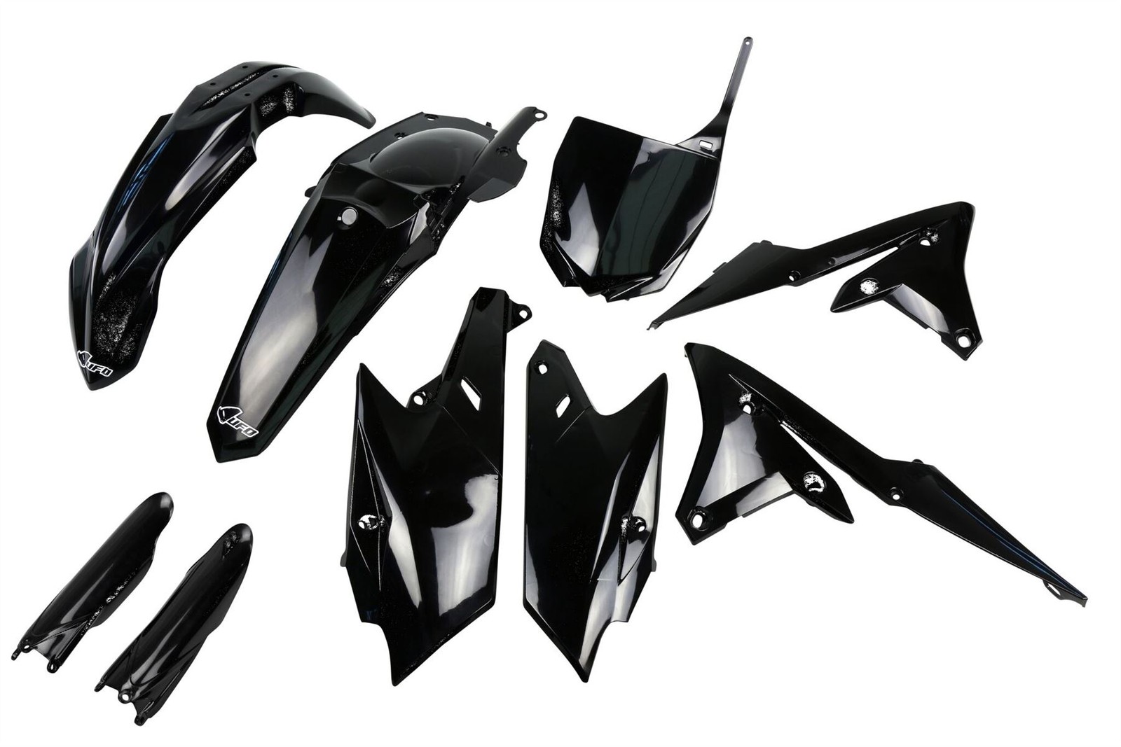 UFO Complete Body Kit Yamaha YZ250/450F Black Yakit318e001