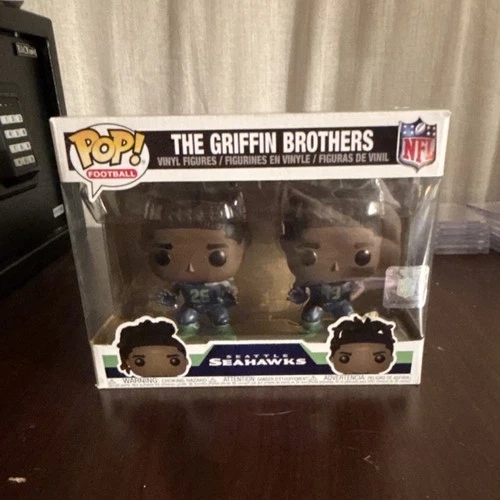 Funko Pop! Vinyl NFL Shaquill & Shaquem Griffin Seattle Seahawks Football 2-Pack