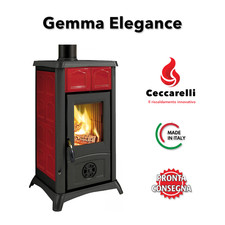 STUFA A LEGNA NORDICA GEMMA ELEGANCE 172 m3 6,0 kW-N