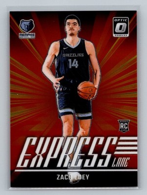 Zach Edey 2024-25 Donruss Optic #10 Express Lane Memphis Grizzlies