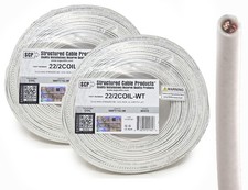 2 Pack 22 Gauge Stranded Copper Alarm Wire 2 Way 500 Feet UL Rated