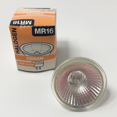 Qty of 6 Osram 44860 WFL MR16 12 volt 20 watt GU5.3 36° Reflector Lamp