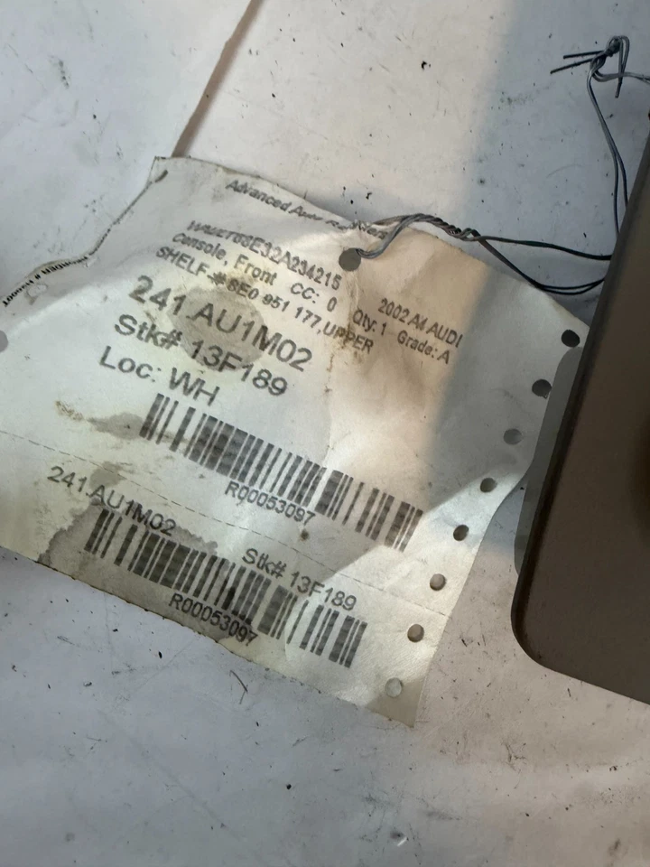 Audi A4 A4 Quattro 2002-2005 cúpula superior mapa luz consola techo corredizo interruptor OEM Foto 3 de 3