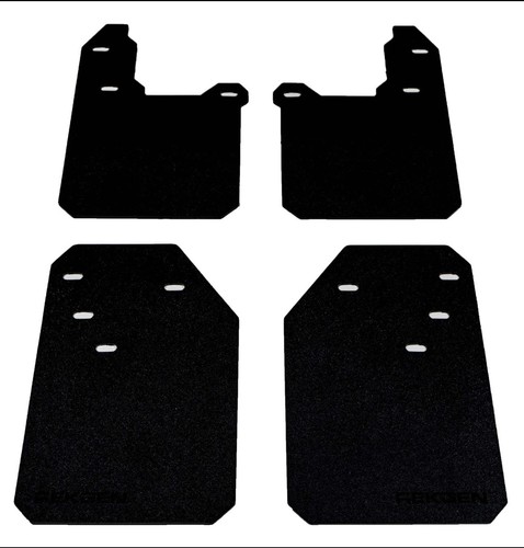 Rek Gen Toyota Tacoma 2016-2023 T1004-RD Trophy Sport Mud Flaps w Black Logo - Picture 2 of 2