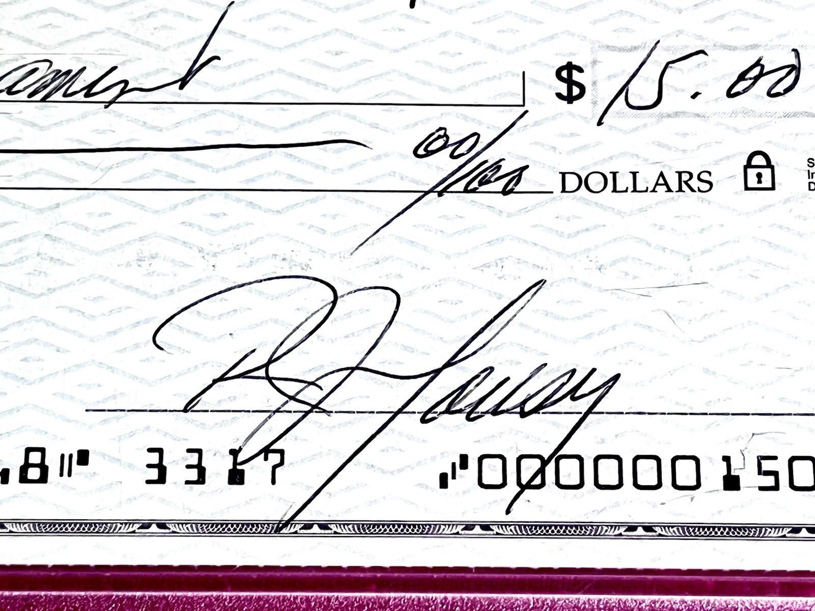 BOB COUSY Boston Celtics NBA FINALS basketball PSA auto autograph signed check ! view 6
