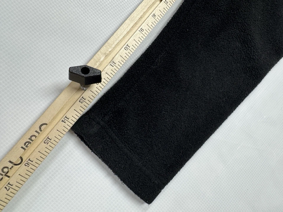 REI Tots 4T Black Heavy Fleece Thick Straight Leg Sweatpants Heavy Fleece Warm - Image 3 of 4