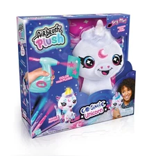 Airbrush Plush Cosmic Light Up Unicorn! Decorate, wash, Repeat! Customize You...