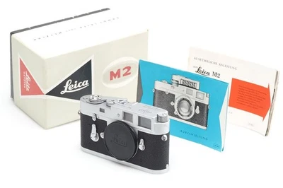 Leitz Leica M2 Chrome    Lever Rewind w. Box #1049175 - Bild 1 von 4