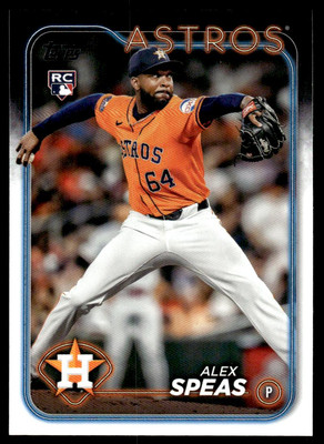 2024 Topps Update #US222 Alex Speas Houston Astros Rookie
