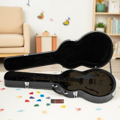 Semi-Hollow Electric Guitar Hardshell Case For ES-335-Style - Contoured Lockable