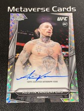 2026 Topps Chrome UFC Geometric #BAV-AU Austin Vanderford RC Rookie Auto