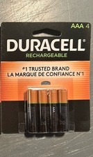 4 Pack Duracell Pre-Charged Rechargeable AAA Batteries Brand New