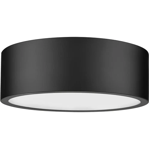 Z-Lite 1017F12-MB-LED Coronado Flush Mount Matte Black - Picture 7 of 8