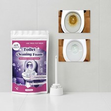Fizzclean Toilet Cleaner - Powerful Foam, Limescale Remover, Heavy Duty Drain...